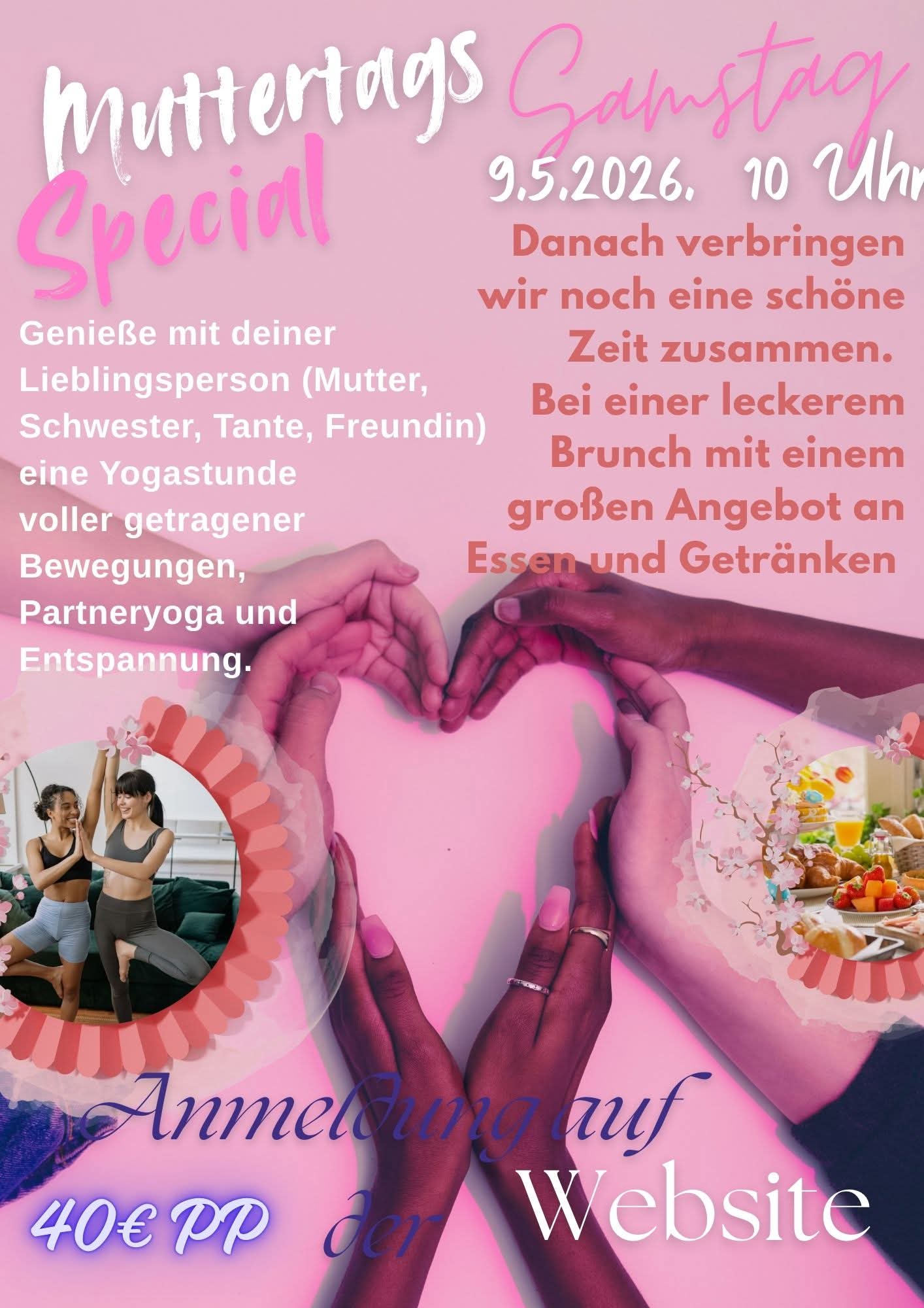 Flyer Little Lotus Yoga Muttertagsspecial